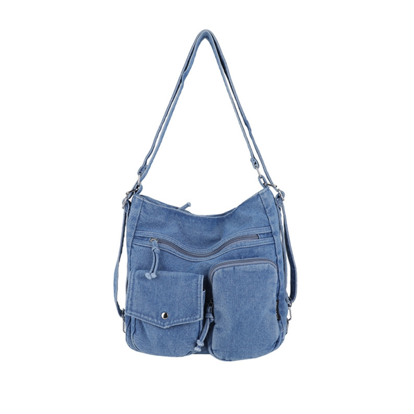 Bolso Mochila Classic Denim 🧸💙✨