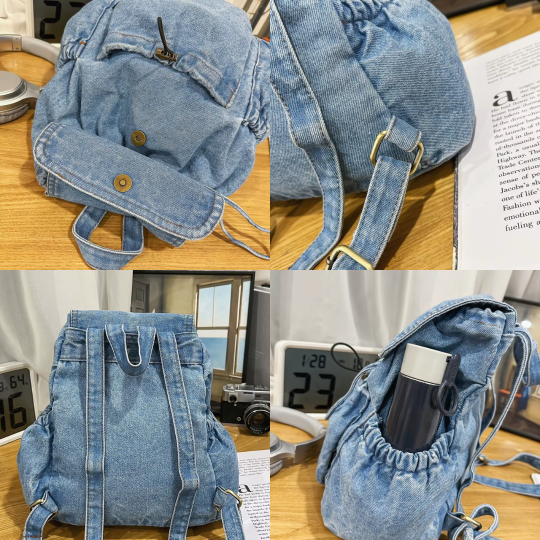 Mochila Dreamer Denim 🧸🎀
