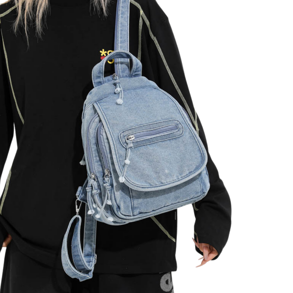 Mochila Denim Classic A5 🌞💙