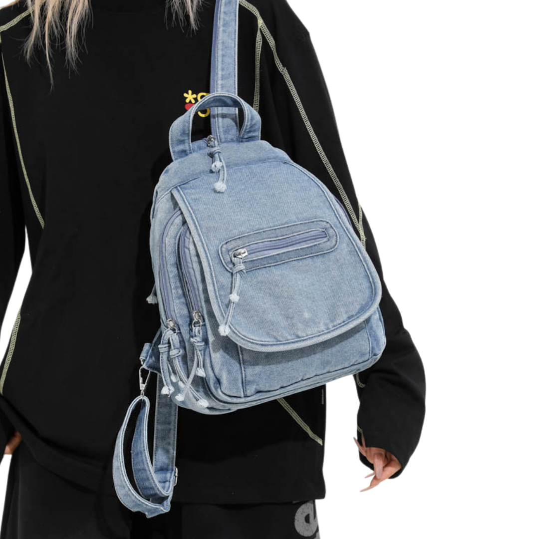 Mochila Denim Classic A5 🌞💙