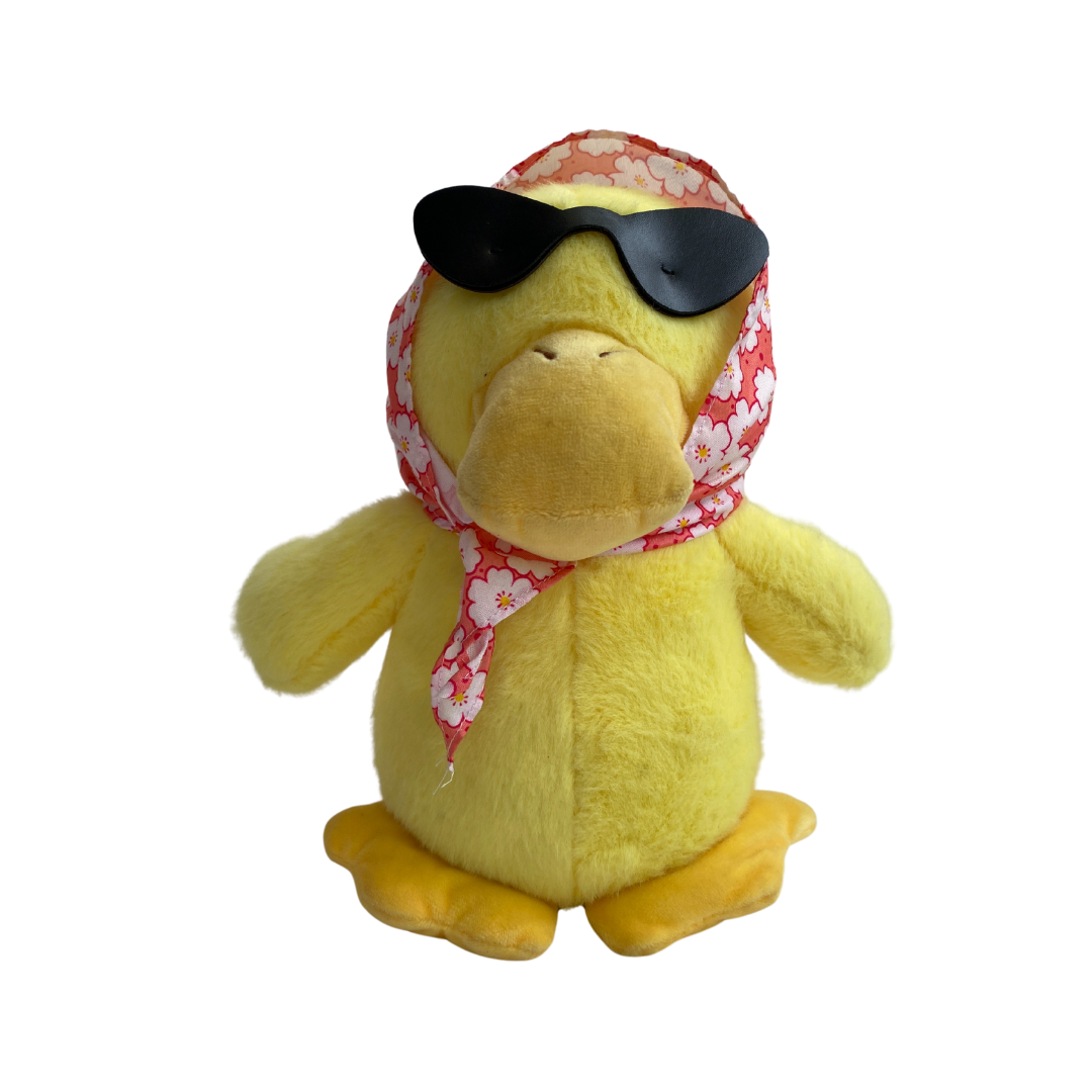 Peluche de pato señora