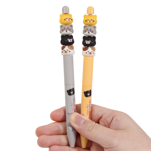 Lapicero de Gatitos Giratorios 😽💜