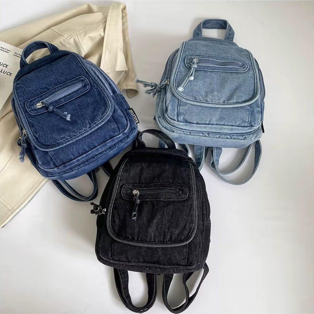 Mochila Denim Classic A5 🌞💙