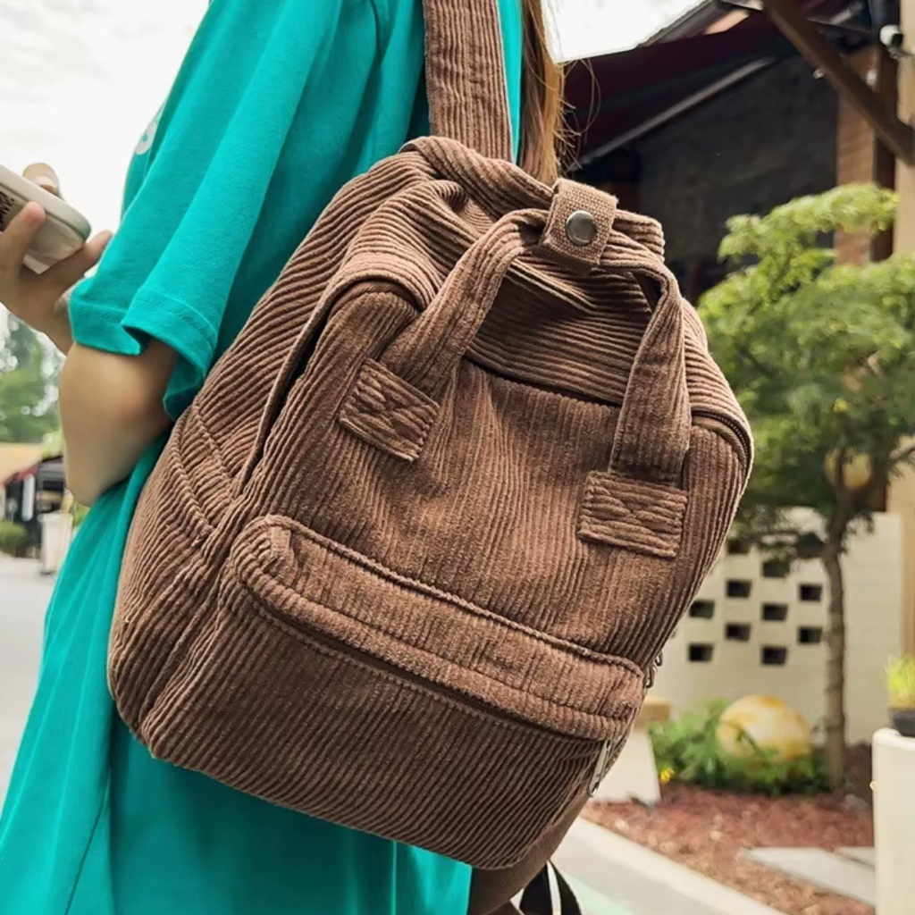 Mochila Corduroy Teddy Bag A5