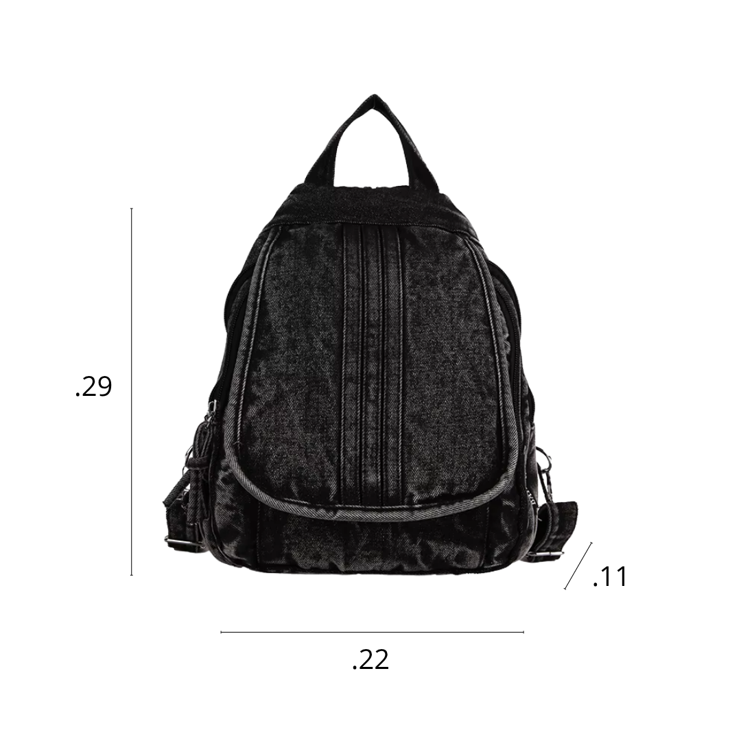Mochila Denim Vintage A5 💜😸