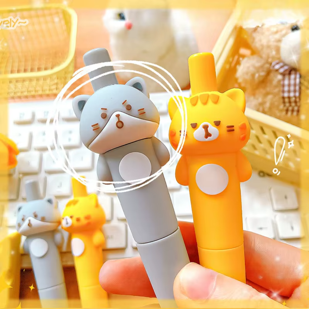 Lapicero de gatito 😸💜