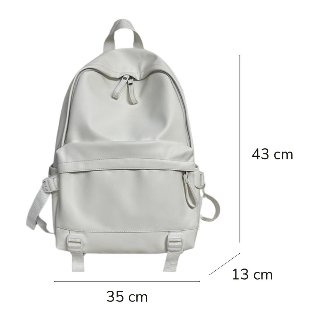 Mochila Crude de Cuero PU