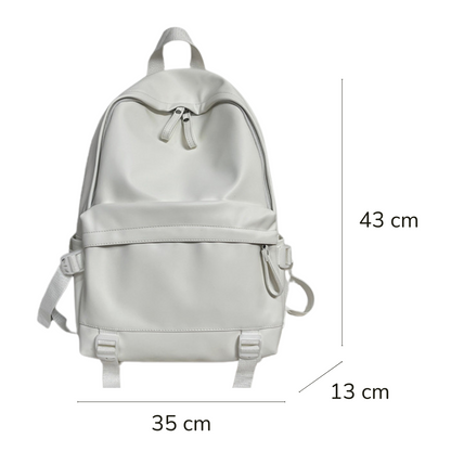 Mochila Crude de Cuero PU