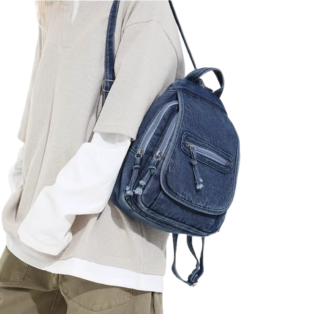 Mochila Denim Classic A5 🌞💙