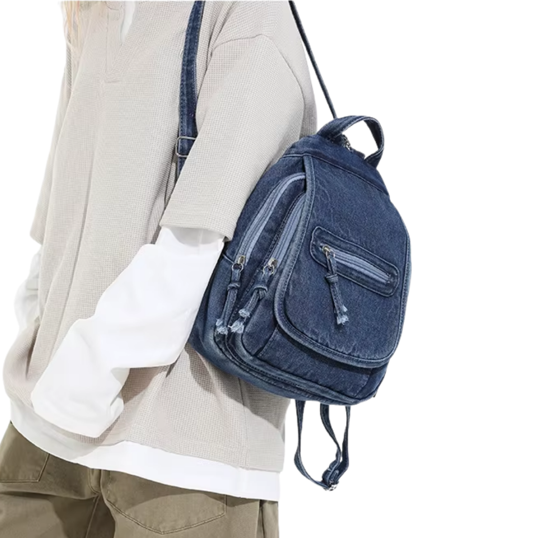 Mochila Denim Classic A5 🌞💙