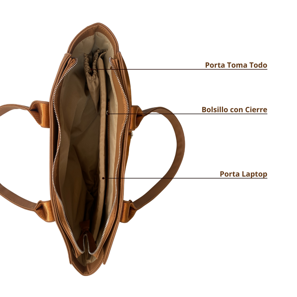 Cartera con Lonchera Cala Biocuero (Premium)