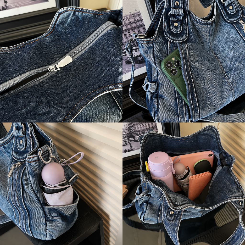 Bolso Denim Chic 💙