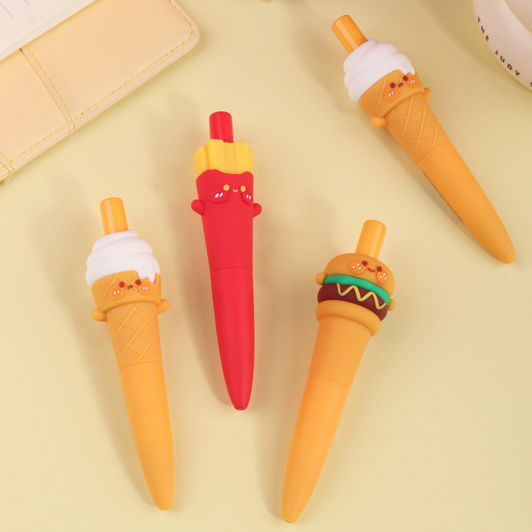 Lapicero de Comida Rápida 🍔🍟🍿