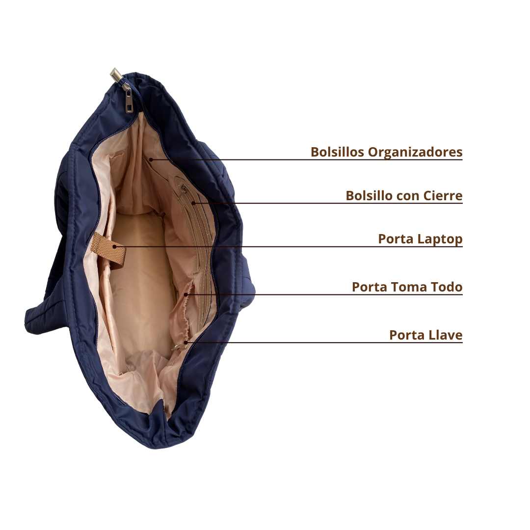 Bolso Puffer Amarilis