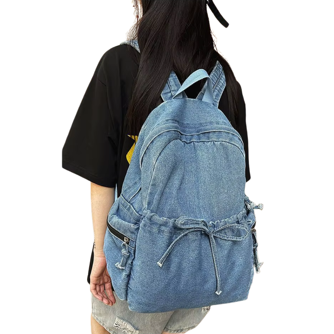Mochila Baggy Denim 😸🌞💜