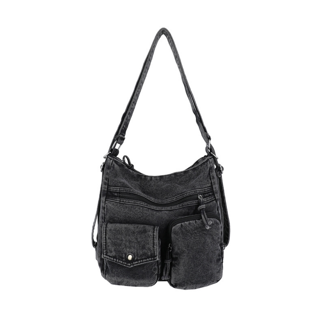 Bolso Mochila Classic Denim 🧸💙✨