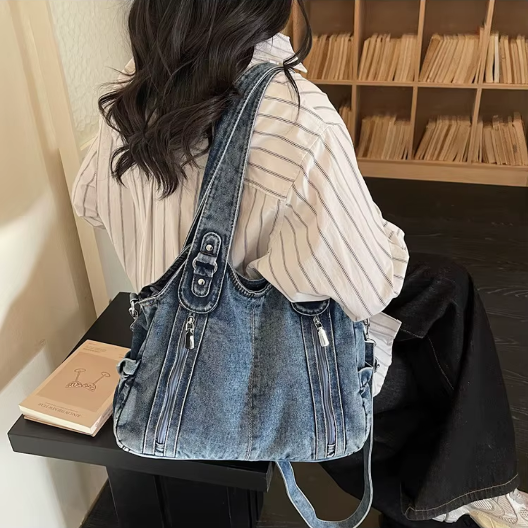 Bolso Denim Chic 💙