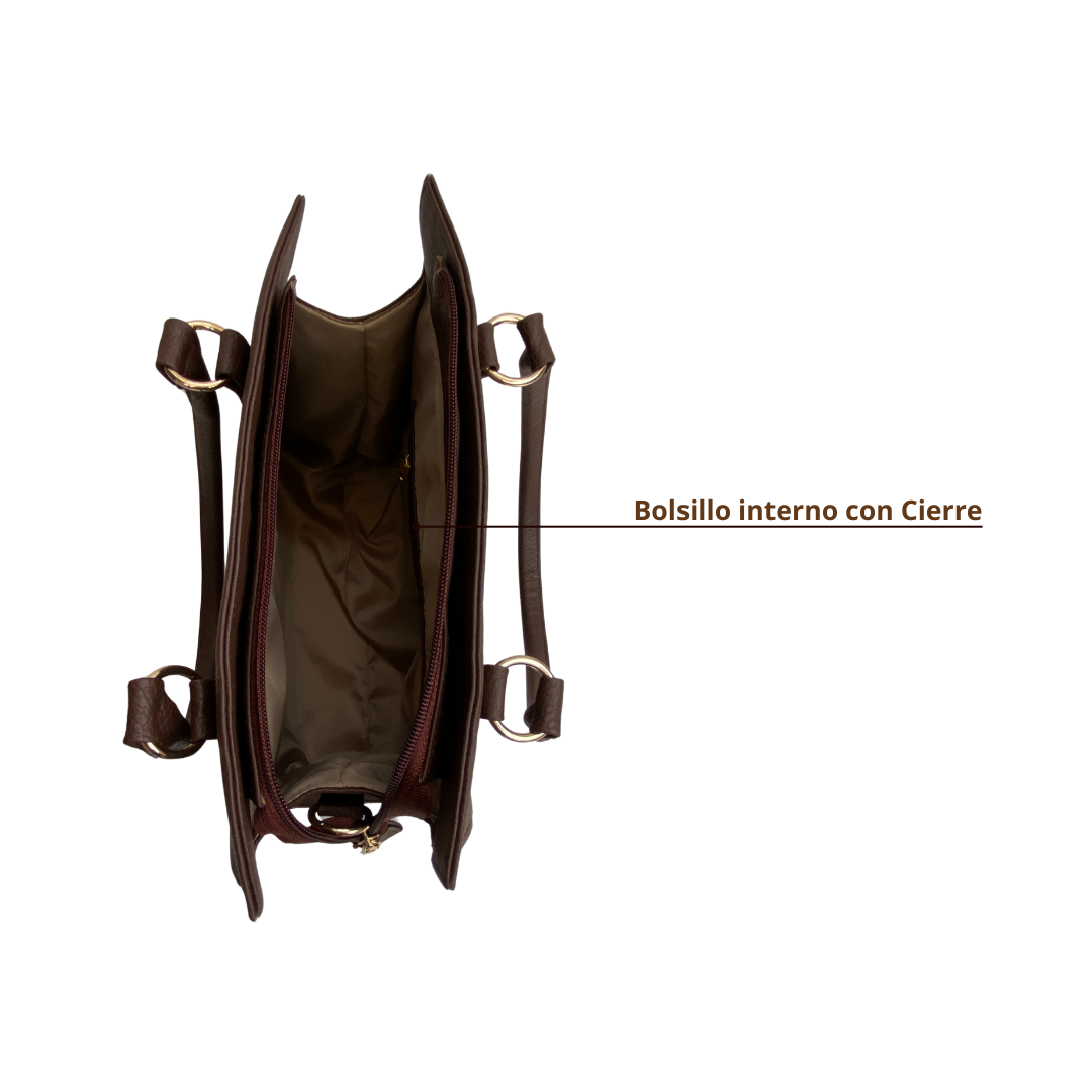 Cartera Baúl Iris de Biocuero