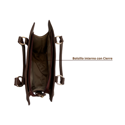 Cartera Baúl Iris de Biocuero