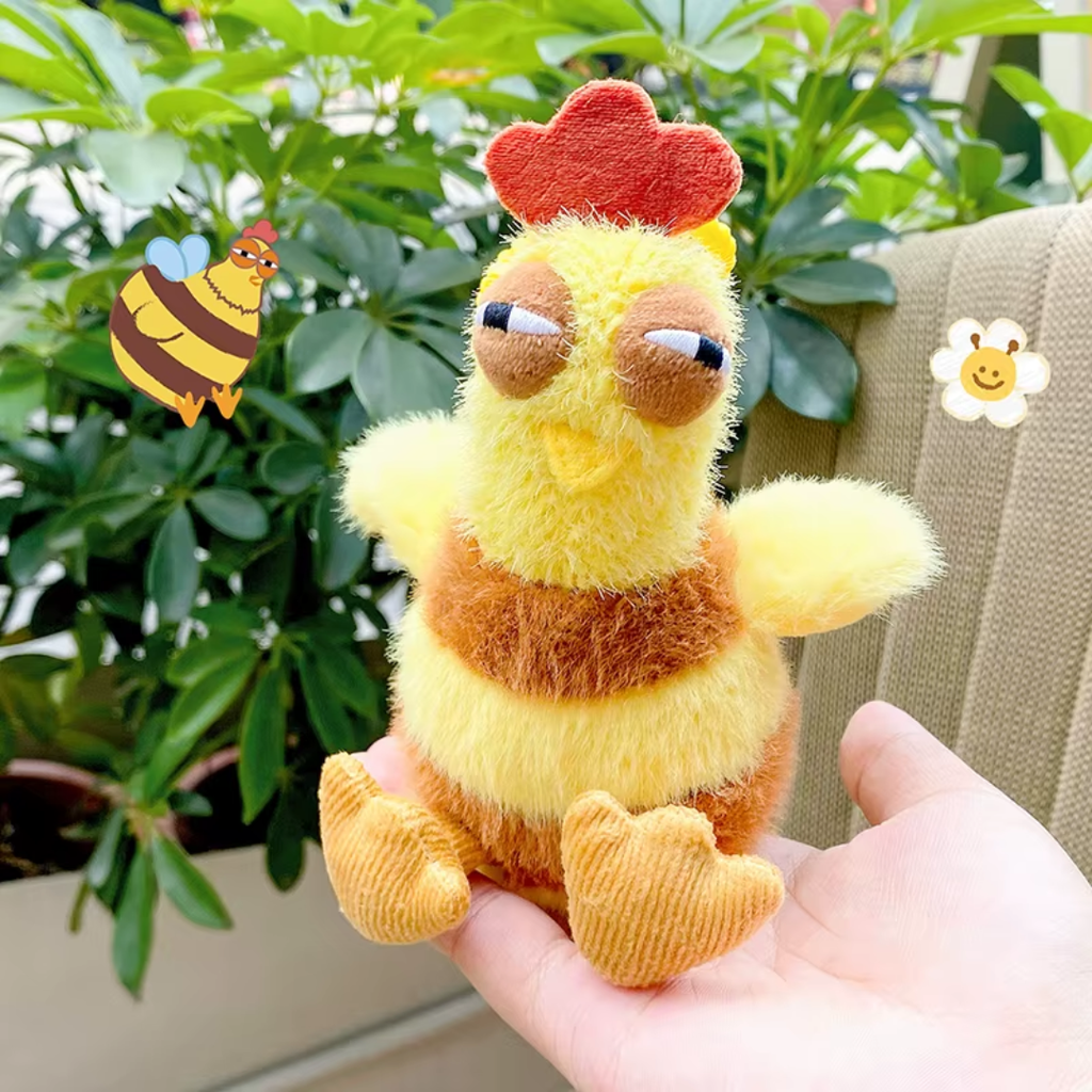 Llavero de Pollo Abeja 😹🐝 – Mi tienda