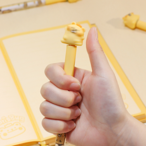 Lapicero de Hamster Giratorio 🐹💖