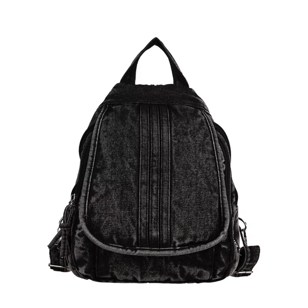 Mochila Denim Vintage A5 💜😸