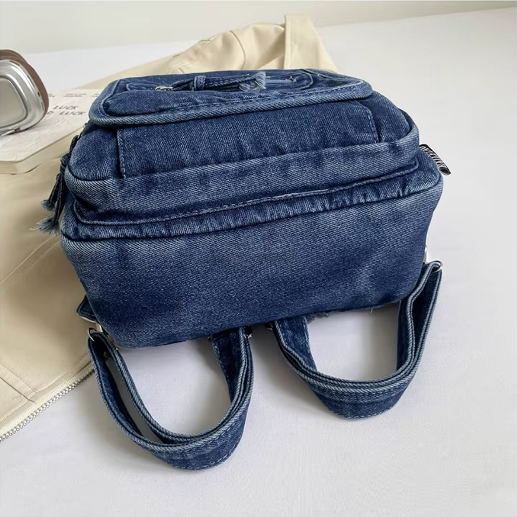 Mochila Denim Classic A5 🌞💙