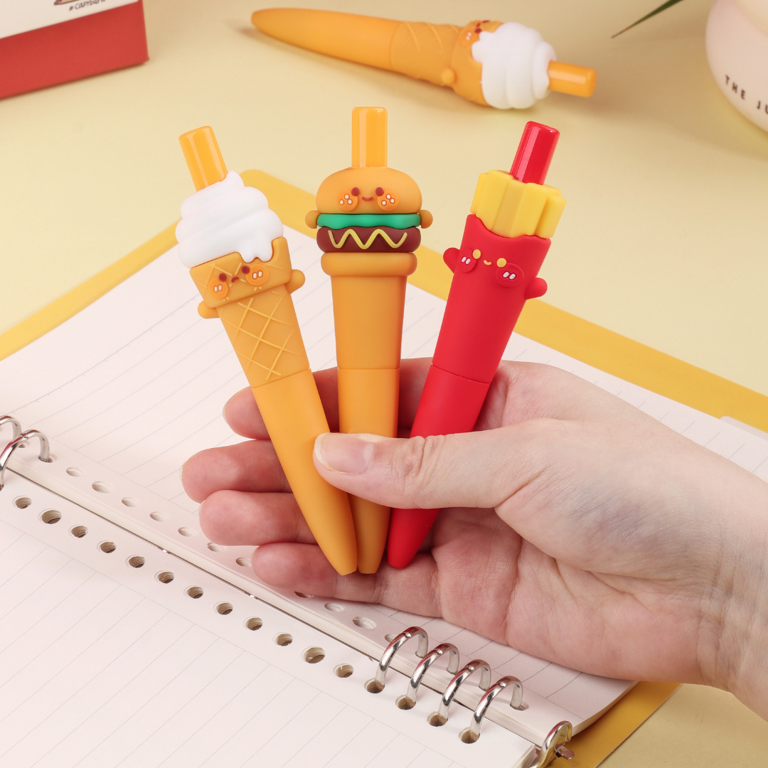 Lapicero de Comida Rápida 🍔🍟🍿