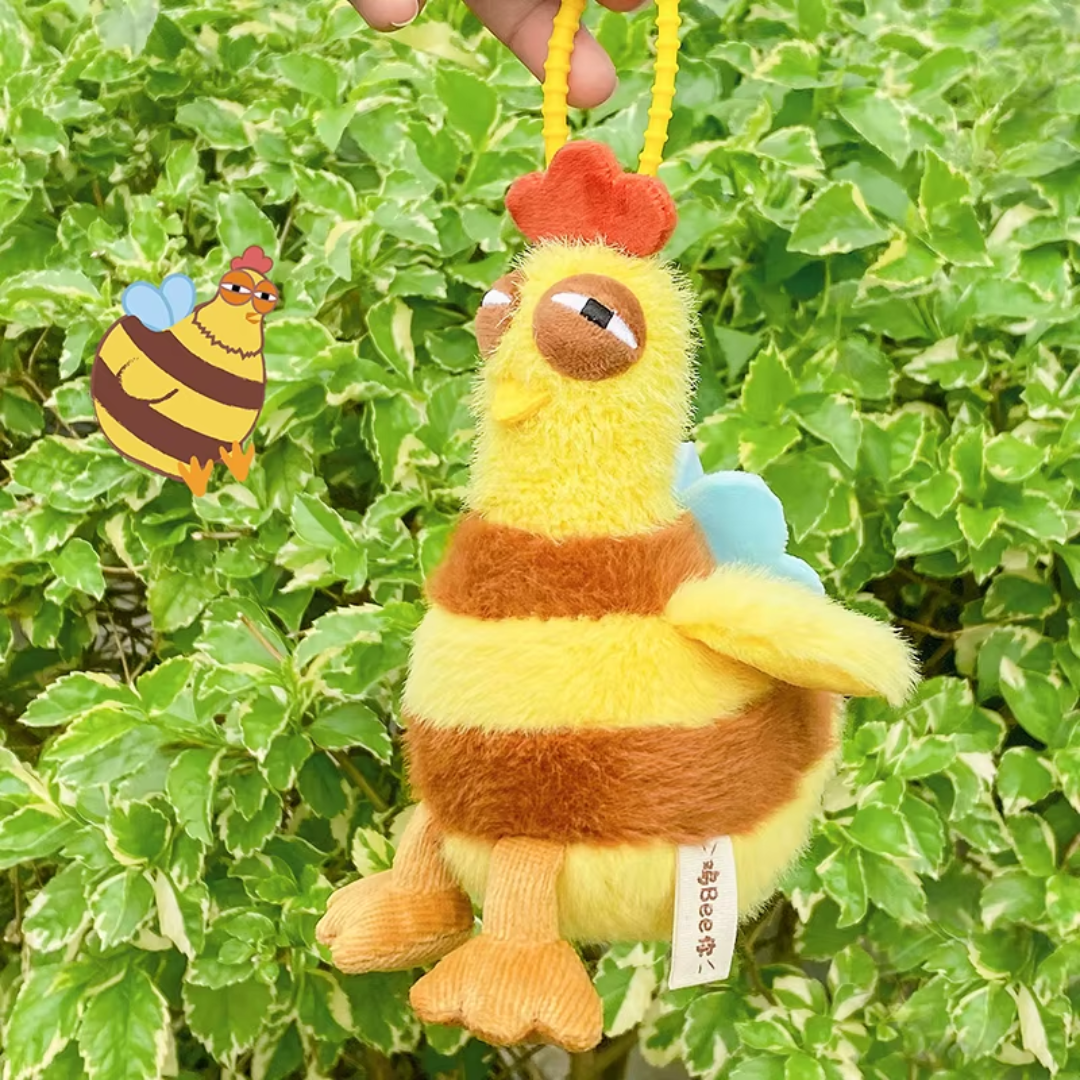 Llavero de Pollo Abeja 😹🐝 – Mi tienda