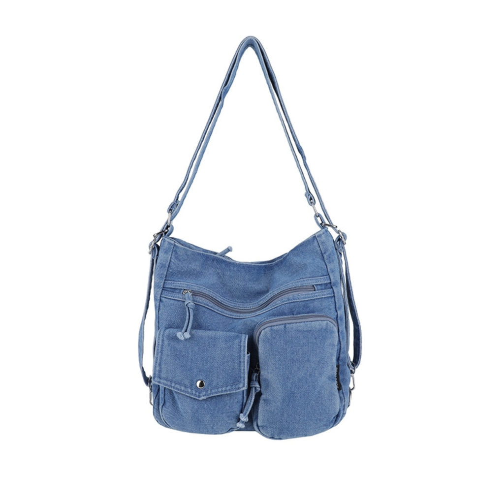 Bolso Mochila Classic Denim 🧸💙✨