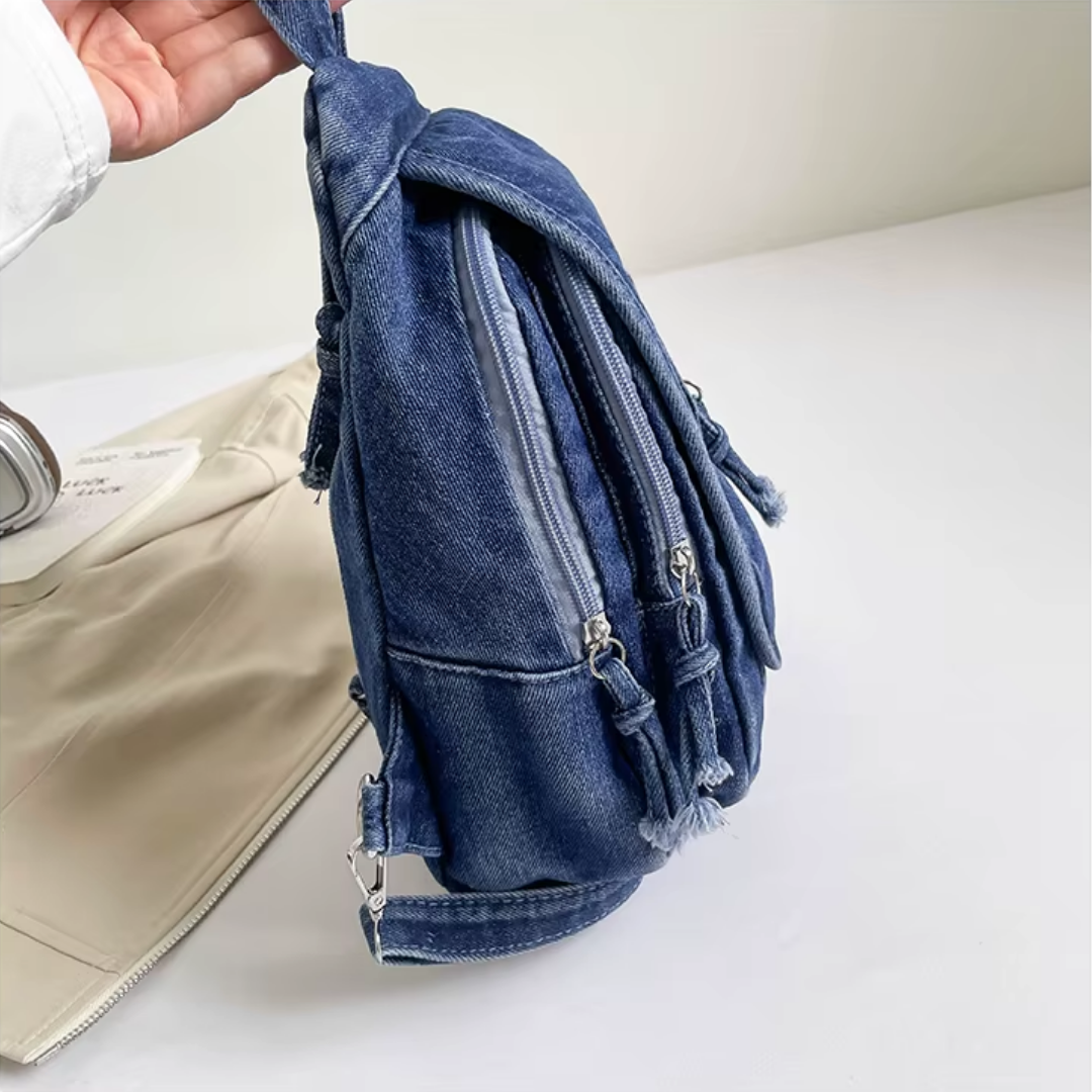 Mochila Denim Classic A5 🌞💙