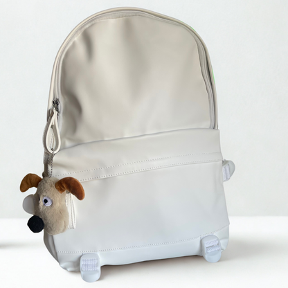 Mochila Crude de Cuero PU