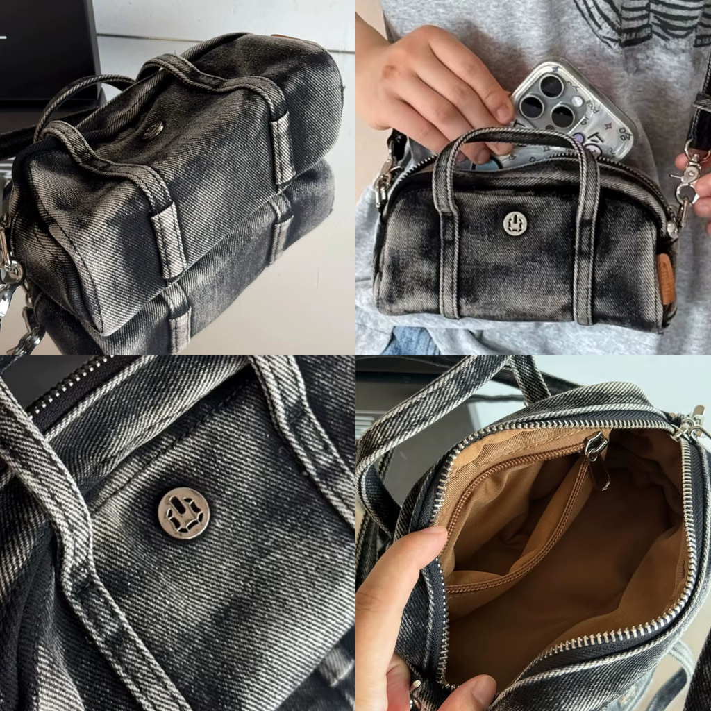 Morral Mini Denim 🎀💖